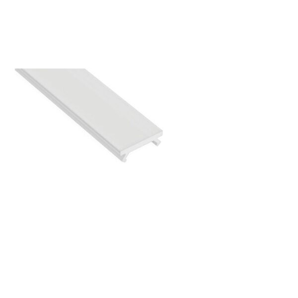 Difusor Opal em PMMA para Perfil de Alumínio 17x8mm — 2m