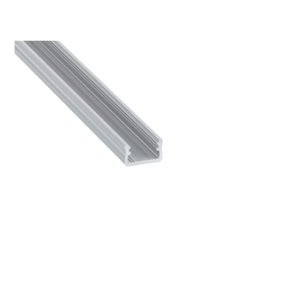 Perfil de Alumínio de Superfície 17x8mm para Fita LED com Difusor Opal e Tampas