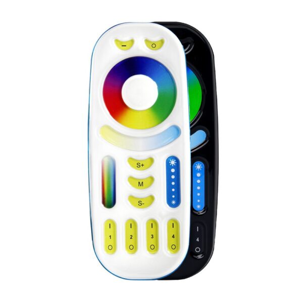 Comando RF 2.4GHz RGB+CCT 4 Zonas para Controladores LED